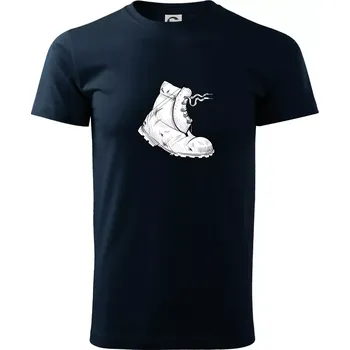 Pánské tričko Boty do nepohody - Triko extra velké (5-8XL) - 6XL ( Námořní modrá (velmi tmavá - téměř černá) )