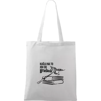 Kašlu na to, jdu do Bradavic - Taška bavlněná - 42 x 38 cm ( Bílá )