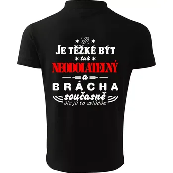 Pánská košile Je těžké být neodolatelný traktorista - Polokošile pánská Pique Polo 203 - M ( Černá )