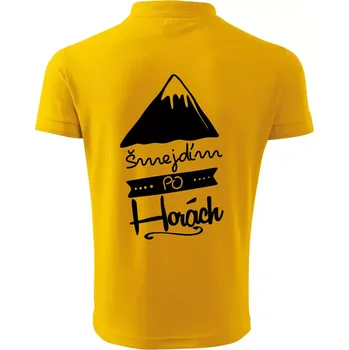 Pánská košile Šmejdím po horách - Polokošile pánská Pique Polo 203 - 3XL ( Žlutá )