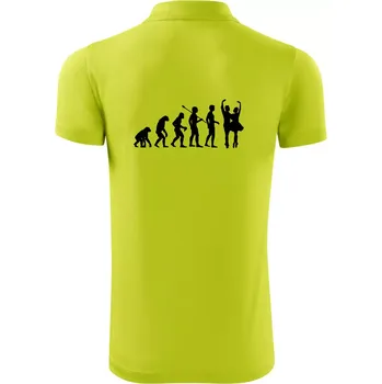 Pánská košile Evoluce tanec - pár - Polokošile Victory sportovní (dresovina) - XL ( Limetková )