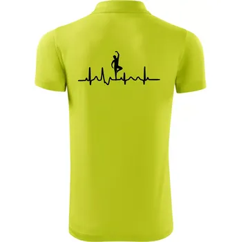 Pánská košile EKG tanečník muž - Polokošile Victory sportovní (dresovina) - 3XL ( Limetková )