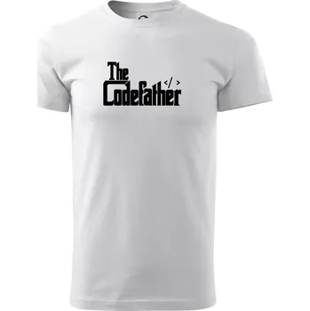Pánské tričko The codefather - Triko extra velké (5-8XL) - 8XL ( Bílá )