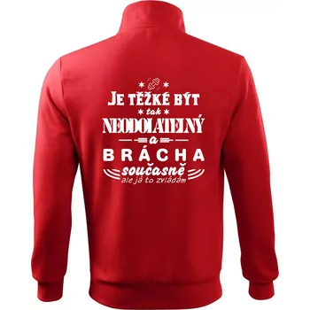 Pánská mikina Je těžké být neodolatelný traktorista - Mikina bez kapuce Adventure - S ( Červená )