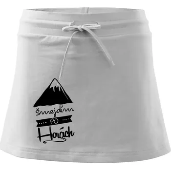 Dámská sukně Šmejdím po horách - Sportovní sukně - two in one - XS ( Bílá )