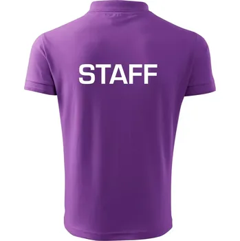 Pánská košile Staff - Polokošile pánská Pique Polo 203 - XL ( Fialová )