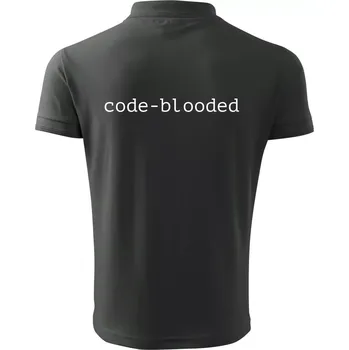 Pánská košile Code blooded - Polokošile pánská Pique Polo 203 - 5XL ( Tm. břidlice (šedozelená) )