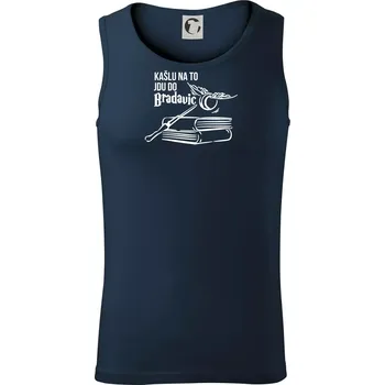 Kašlu na to, jdu do Bradavic - Tílko pánské Core - 2XL ( Námořní modrá (velmi tmavá - téměř černá) )