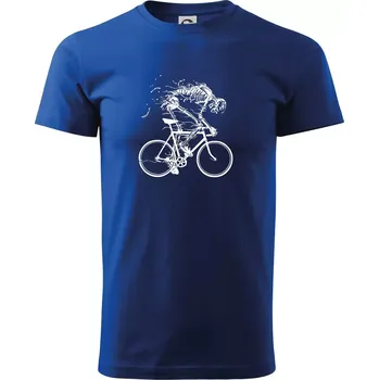 Gravel Bike - kostra - Triko extra velké (5-8XL) - 7XL ( Královská modrá )