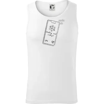 Vcelky mě volají - musím jít - Tílko pánské Core - S ( Bílá )