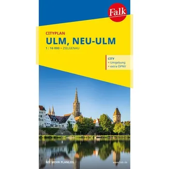 Falk Cityplan Ulm, Neu-Ulm 1:16.000