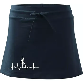 Dámské oblečení EKG tanečník muž - Sportovní sukně - two in one - M ( Námořní modrá (velmi tmavá - téměř černá) )