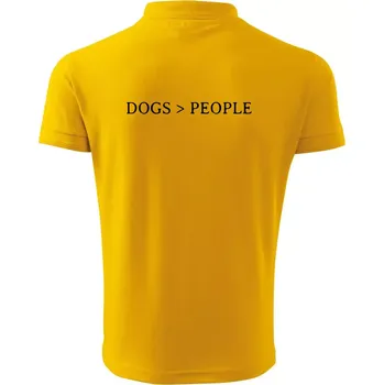 Pánská košile Dogs > People - Polokošile pánská Pique Polo 203 - 2XL ( Žlutá )
