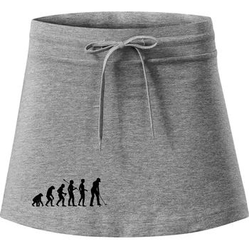 Dámská sukně Evoluce golf - žena - Sportovní sukně - two in one - XL ( Tmavě šedý melír )