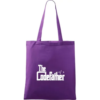The codefather - Taška bavlněná - 42 x 38 cm ( Fialová )