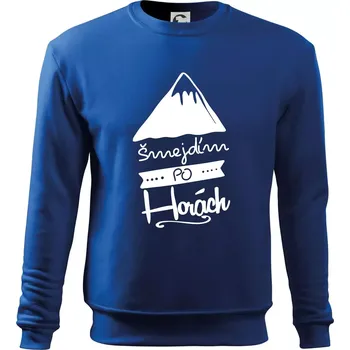 Chlapecké tričko Šmejdím po horách - Mikina Essential dětská - 158 cm/12 let ( Královská modrá )