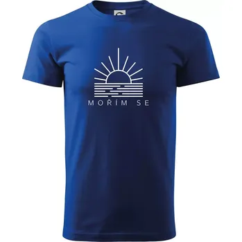 Ikona - mořím se - Triko extra velké (5-8XL) - 6XL ( Královská modrá )