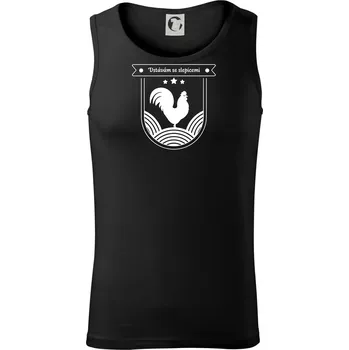 Pánské termoprádlo Vstávám se slepicemi - Tílko pánské Core - L ( Černá )