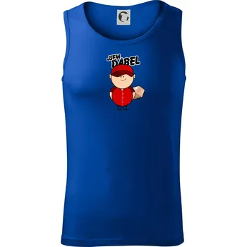 Jsem ďábel doručovatel červený - Tílko pánské Core - XL ( Královská modrá )