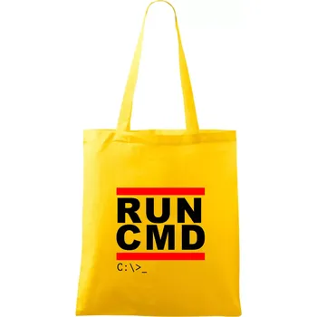 Run CMD - Taška bavlněná - 42 x 38 cm ( Žlutá )