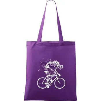 Gravel Bike - kostra - Taška bavlněná - 42 x 38 cm ( Fialová )