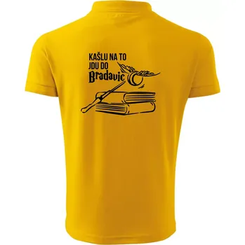 Pánská košile Kašlu na to, jdu do Bradavic - Polokošile pánská Pique Polo 203 - XL ( Žlutá )