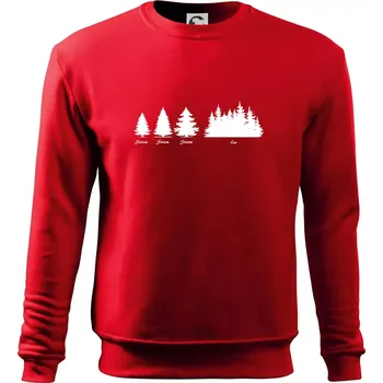 Evoluce lesa - Mikina Essential dětská - 158 cm/12 let ( Červená )