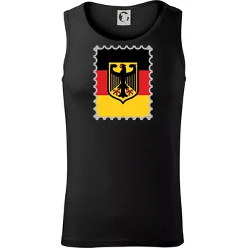 Pánské termoprádlo Německá známka - vlajka - Tílko pánské Core - 2XL ( Černá )