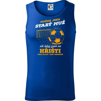 Fotbalista - možná jsem starý muž - Tílko pánské Core - L ( Královská modrá )