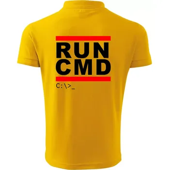 Pánská košile Run CMD - Polokošile pánská Pique Polo 203 - 4XL ( Žlutá )