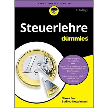 Steuerlehre für Dummies - Budilov-Nettelmann, Nikola [DE] (2025, Brožovaná, Wiley-VCH GmbH)