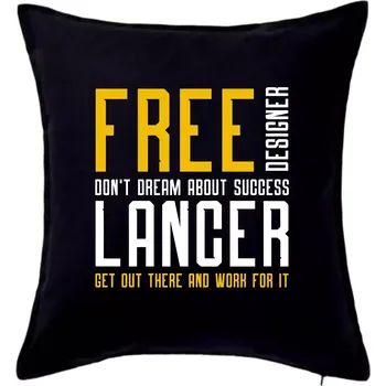 Polštář Freelancer - Polštář 50x50 - 50x50 - Pouze potah ( Černá )