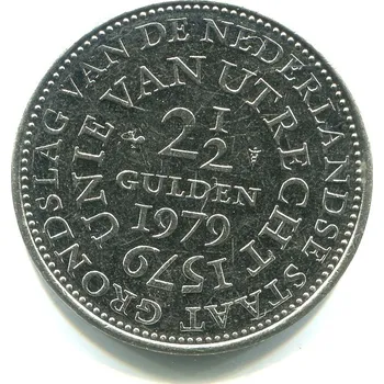 NIZOZEMÍ. 2 1/2 gulden 1979.