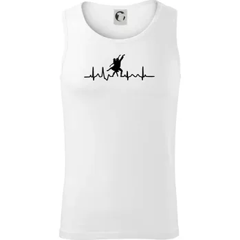 EKG tanec - tančící dvojice - Tílko pánské Core - M ( Bílá )