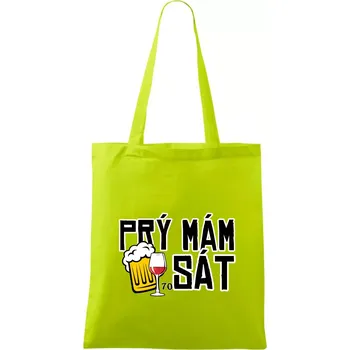 Prý mám 70 SÁT - Taška bavlněná - 42 x 38 cm ( Limetková )