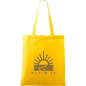 Ikona - mořím se - Taška bavlněná - 42 x 38 cm ( Žlutá )