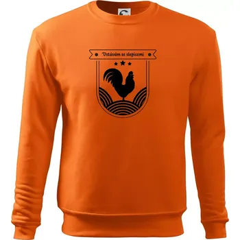 Pánská mikina Vstávám se slepicemi - Mikina Essential pánská - M ( Oranžová )