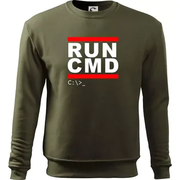 Chlapecké tričko Run CMD - Mikina Essential dětská - 158 cm/12 let ( Military )