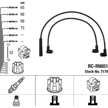 Zapalovací kabel Sada kabelů pro zapalování NGK 7170