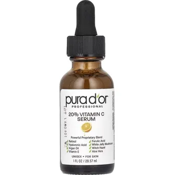 Pleťové sérum Pura D'or profesionální sérum s 20% vitamínu C a retinolem 29,57 ml