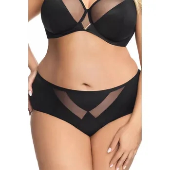 Dámské oblečení Dámské brazilky 567/1 Vicky black - GORSENIA černá M