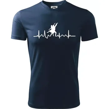 Chlapecké oblečení EKG tanec - tančící dvojice - Dětské triko sportovní (dresovina) - 134 cm/8 let ( Námořní modrá (velmi tmavá - téměř černá) )