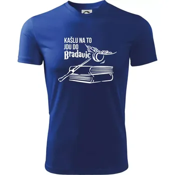 Chlapecké oblečení Kašlu na to, jdu do Bradavic - Dětské triko sportovní (dresovina) - 158 cm/12 let ( Královská modrá )