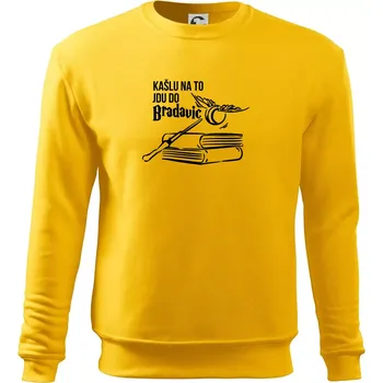 Pánská mikina Kašlu na to, jdu do Bradavic - Mikina Essential pánská - L ( Žlutá )