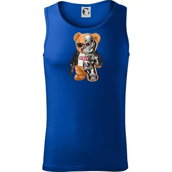 Medvídek terminátor - Tílko pánské Core - 2XL ( Královská modrá )