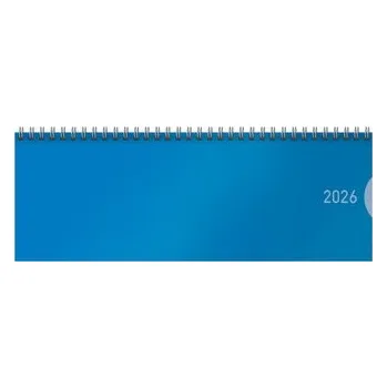 Tischquerkalender Classic Colourlux blau 2026 - Korsch Verlag