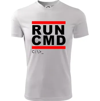 Run CMD - Dětské triko sportovní (dresovina) - 158 cm/12 let ( Bílá )