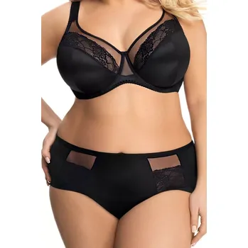 Kalhotky Dámské kalhotky 442 Luisse black - GORSENIA černá XL