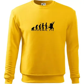 Pánská mikina Evoluce tanec - tančící dvojice - Mikina Essential pánská - S ( Žlutá )