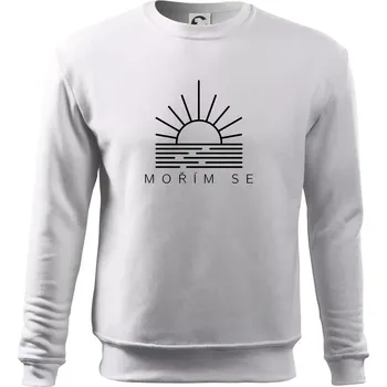 Pánská mikina Ikona - mořím se - Mikina Essential pánská - M ( Bílá )